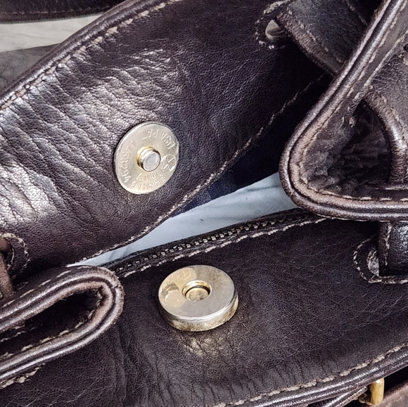 Vintage Coach Sonoma Drawstring Leather Crossbody Bag - Picture 10 of 13